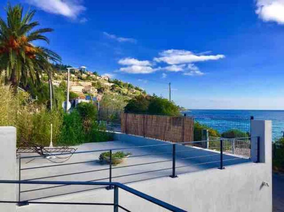 Duplex Vue Mer Plage De Saint-Clair Le Lavandou Luaran gambar