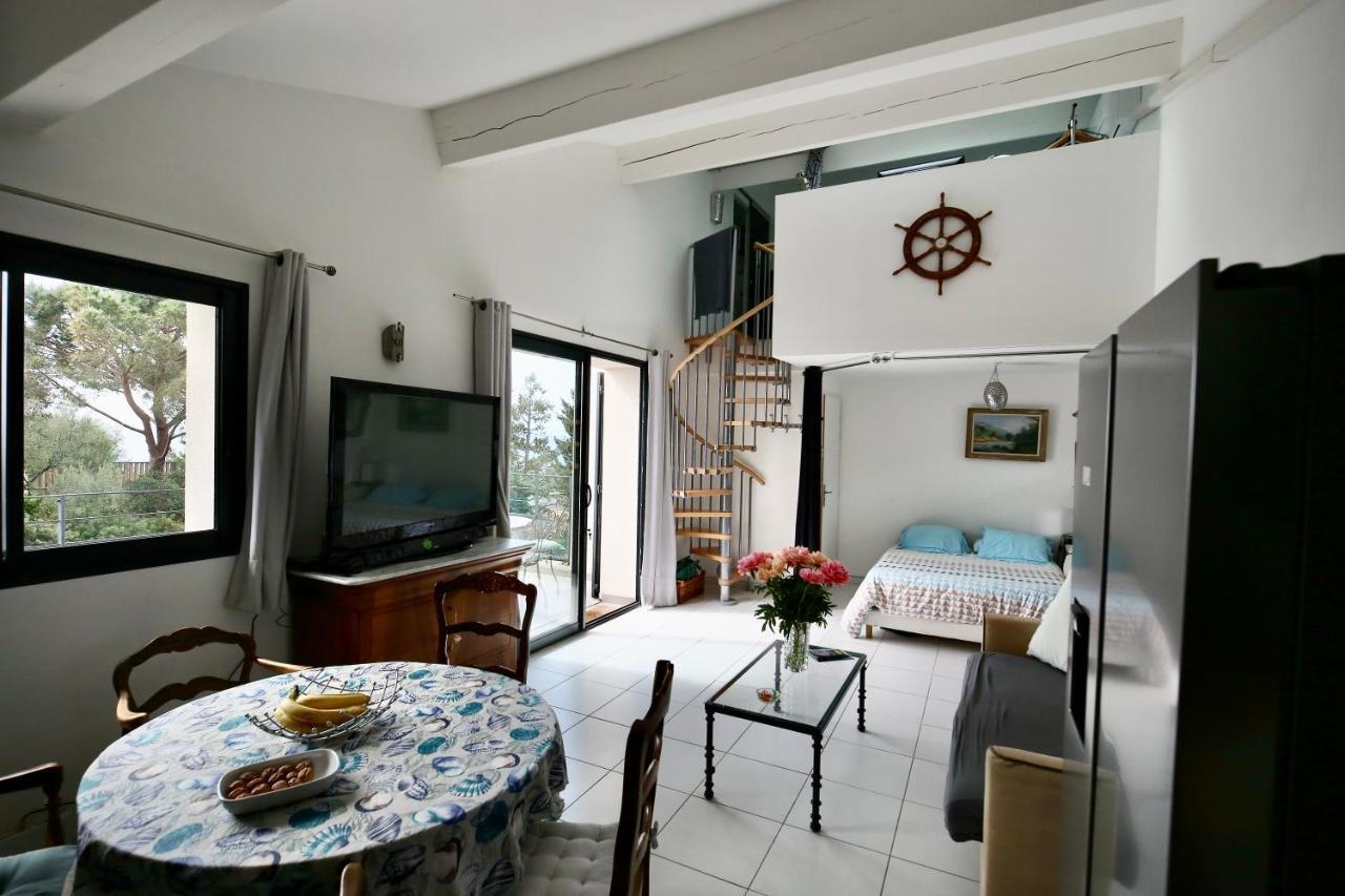 Duplex Vue Mer Plage De Saint-Clair Le Lavandou Luaran gambar